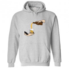 Beer Pour in Mug Classic Unisex Kids and Adults Pullover Hoodie For Beer Lovers									 									 									
